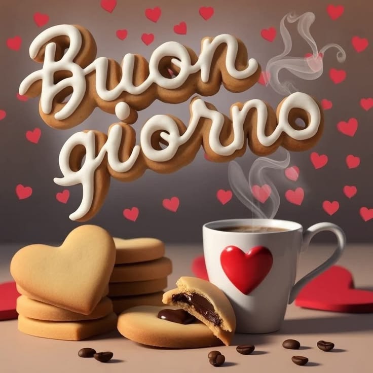 augurando buongiorno immagini